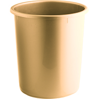 Waste Paper Basket (7 Ltr) (Cream)